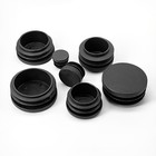 Round Plastic Black Blanking End Cap Caps Tube Inserts Plug Diameter 12mm-140mm