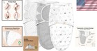 Organic Baby Swaddle Sleep Sacks 3-pack Ultra-soft Melange For Newborns
