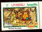 1982 Anguilla Winnie The Pooh Stamp Set  3  - Mint   100th Anniversary 514-16