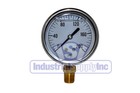 Liquid Filled Pressure Gauge   0 To 200 Psi   2-      1 4  Npt Single Scale   2pk