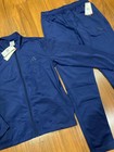 Adidas Men s 2pc Set Tricot Jack Pants Tracksuit Navy Size S m l xl xxl New