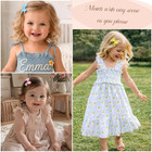 22pcs Mini Hair Clips For Baby Girls 2 Inch Grosgrain Ribbon Hair Bows Clip