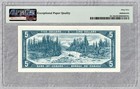 1954 Canada 5 Dollar Bill  Pmg Unc 65 Epq