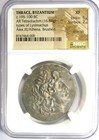 Lysimachus Thrace Byzantium Ar Tetradrachm 195-100 Bc - Certified Ngc Xf  ef 