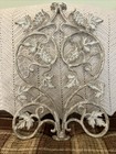 Vtg Architectural  grape Arbor  Decorative Ornamental Iron Panel  21 5  H X 14 w