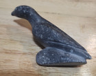 Vintage Hand Carved Inuit Eskimo  Soap Stone Bird Carving  Unsigned 