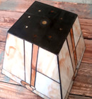 Vintage Art Deco Mission Style Stained Glass Lamp Shade