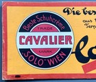 C1930 Original Cavalier Solo Wien Cardboard Schuhcreme Shoe Polish   sterreich