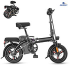Ebkarocy Folding Electric Bike 750 400w 48v 15ah Fat Tire Adult Ebike