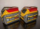 2-pack Of Genuine Dewalt 6ah 20v 60v Max Flexvolt Li-ion Batteries  dcb606-2 