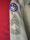 Wwii Usaaf Uniform 5th Air Force Cbi Patch 8-stripe  Chevrons Sergeant Shirt