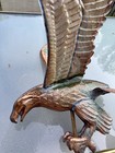 Copper Patina Eagle Roof Weathervane W  N E S W Directionals   Mounting Bracket
