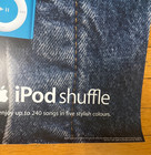 Apple Computers Ipod Shuffle Jean Jacket Colours Vintage 2007 Poster