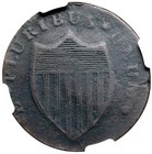 1787 M 34-j R-3 Ngc F 12 Sprig Above Plow New Jersey Colonial Copper Coin
