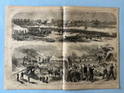 Harper s Weekly 10-11-1862 Battle Of Antietam General Mansfield  Jackson Tn Map 