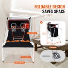 Uimoso Foldable Indoor Double Shot Basketball Arcade Game 2 Player 5 Balls
