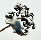 Antique Hatpin Sterling Silver Britain s Lion King Of The Seas Greatly Symbolic