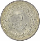 1925 A Germany - Weimar 5 Mark Km47 Au Uncertified  150
