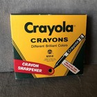 Vintage Nos Crayola Box 64 Crayons Built In Sharpener Binney   Smith Usa 1980   s
