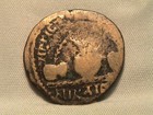 Roman Provincial Three Bust Bronze Coin