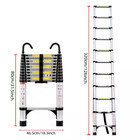10 5 Ft  Aluminium Extension Ladder With 330 Lb  Load Capacity  Multi-functional