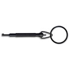 Zak Tool Zt11x Polymer Police Correction Handcuff Key W  Swivel Key Ring  Black