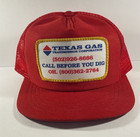 Vintage Texas Gas Transmission Trucker Hat-call Before You Dig-usa Snapback Cap