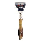 Men s Shaving Shave Kits  5 Edge Razor  Resin Pure Synthetic Brush And Set