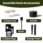 Stash Box With Lock Wooden Stashbox For Herbs With Accessories Set Rolling Tray