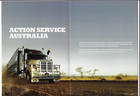 Mack Trucks Action Service Program 6 Page Foldout Type Brochure Nos