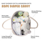 Bear Cotton Changing Basket Table Baby Diaper Storage Portable Car Organizer