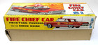 Tn Nomura Japan Tin Friction 1963 Chevy Impala Fire Chief Car  2 17  Empty Box