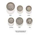 Wwi Silver Coin Set     6 Genuine Great War Coins W  Coa   Box - World War One