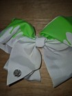 Jojo Siwa Rare Green And White Nickelodeon Slimefest Festival Bow St  Patrick s