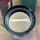 Vintage Super Tele Rokunar F 300mm 1 4 5 Camera Lens   Case Rare