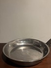 Vintage Matfer Bourgeat Copper Frying Pan Pot Brass Handle Made In France Heavy