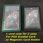 2 In 1 Guard Protector Slab Case Sleeve For Psa Cgc Graded Card  Magnetic Holder