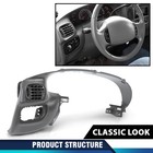 Dash Cluster Bezel With Switch Air Vent For F150 Expedition 97-03 Gray