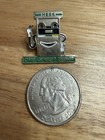 Vintage Hess Gas Station Pin The Green Team Enamel Lapel Hat Pin Promo Logo