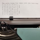 Vintage Underwood Universal Quiet Tab Portable Typewriter 1950s Manual Teal