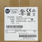 New Allen-bradley 22d-d1p4n104 Powerflex 40 0 4kw 0 5hp Ac Drive 22dd1p4n104