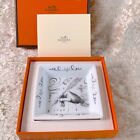 Hermes Paris Ashtray Mini Tray Pen Calligraphy 2002 Limited Model 8x8 Cm W case