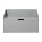 Wooden Toy Storage Chest Cabinet Bench Toy Box W  Flip-top Lid   2 Safety Hinge