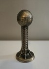 1982 World s Fair 5  Sunsphere Knoxville tennessee Souvenir Bronze Metal Statue 