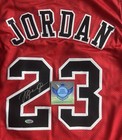 Michael Jordan Chicago Bulls Signed autographed Custom Jersey W  Coa         