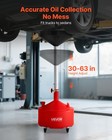 Vevor Waste Oil Drain Tank 8 Gallon Industrial Fluid Drain Tank With Funnel
