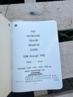 1953 Outboard Dealer Trade-in Guide Boats Motors Nice 