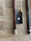 4 Vintage Antique Violin Marked Bow Lot 4 4 Germany Glasser Pat Frog Estate Find