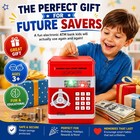 Electronic Piggy Bank For Kids  Mini Atm Coin Bank Money Saving Box With Pass   