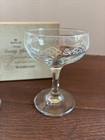 Vintage Set Of 2 Wedding Bride And Groom Champagne Toast Coupes Glasses Hallmark